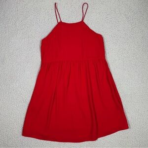 Crosby by Mollie Burch Elle A-Line Slip Dress Red
